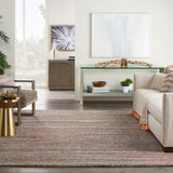 nourison plateau pae01 grey flame rug