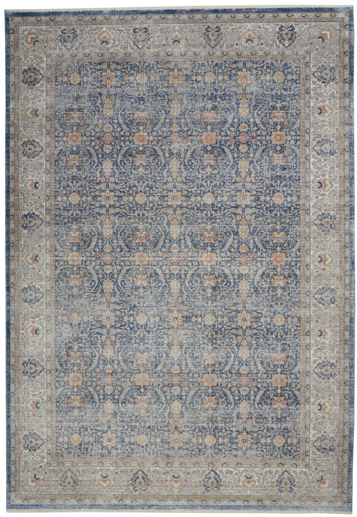 nourison silken allure stn08 light blue rug