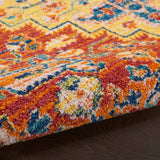 nourison allur alr04 red multicolor rug