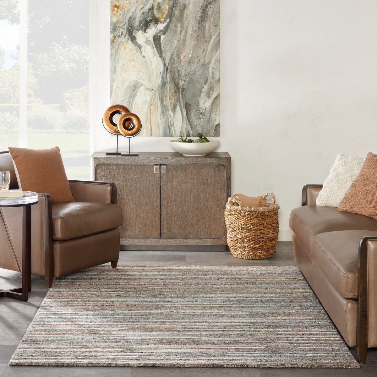 nourison plateau pae01 grey green rug