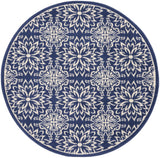 nourison jubilant jub06 navy ivory rug