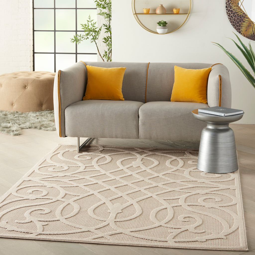 nourison cozumel czm04 cream rug