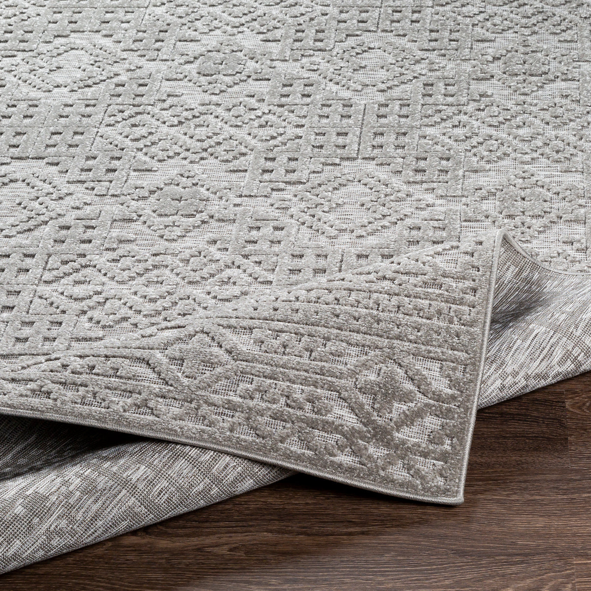 Surya Greenwich Medium Gray Rug | Cream Rugs | Rugs Done Right 