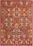 nourison allur alr03 red multicolor rug