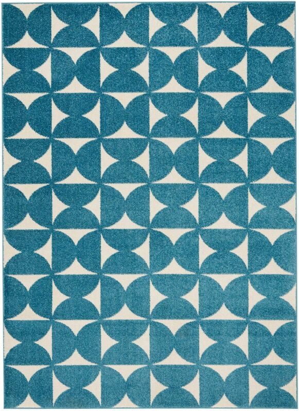 Nourison Clearance Harper DS301 Deep Blue Rug