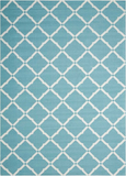 Nourison Clearance & Garden RS087 Aqua Rug