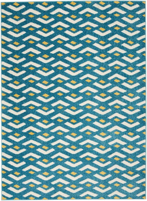 Nourison Clearance Harper DS300 Blue Rug