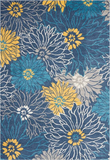 Nourison Sale Passion PSN17 Blue Rug