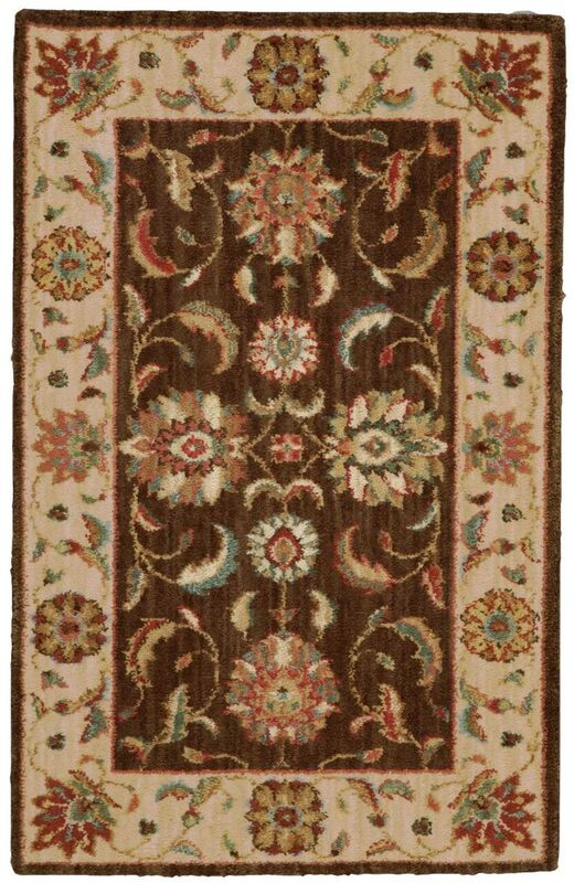 Nourison Living Treasures LI04 Brown Rug