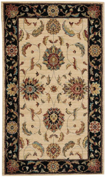 Nourison Clearance Living Treasures LI04 Ivory/Black Rug
