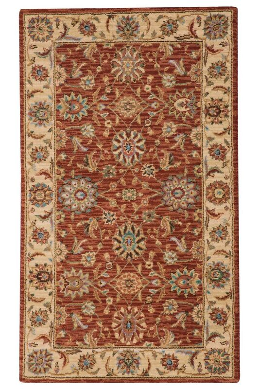 Nourison Clearance Living Treasures LI05 Rust Rug