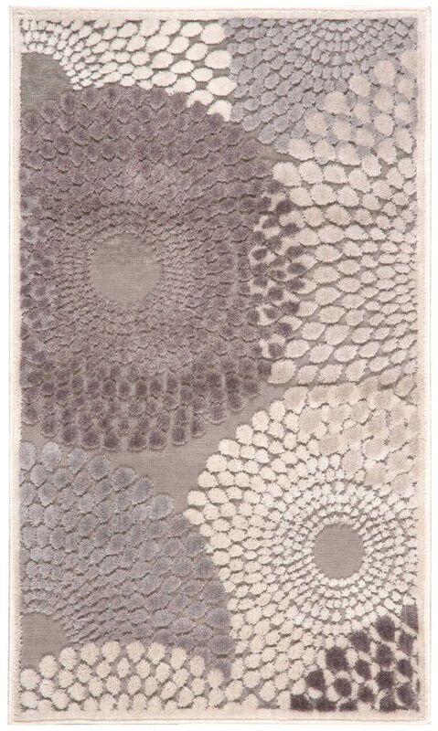 Nourison Clearance Graphic Illusions GIL04 Gray Rug