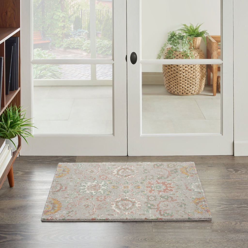 nourison twilight twi13 grey multi rug