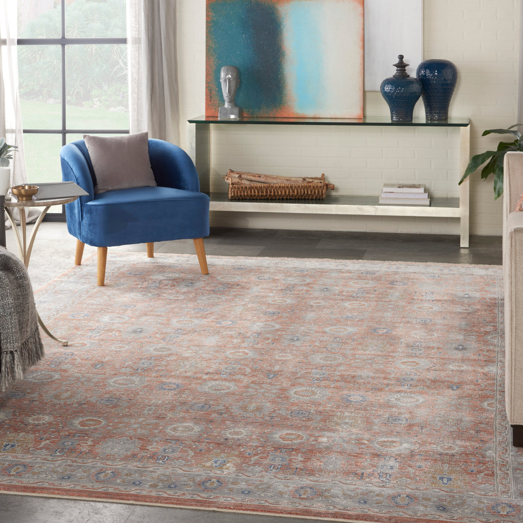 nourison starry nights stn12 blush rug