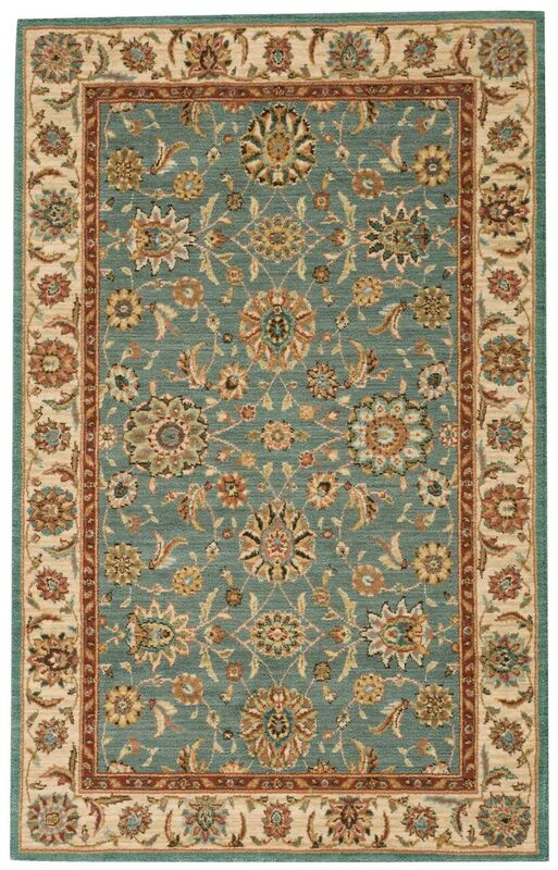 Nourison Clearance Living Treasures LI05 Aqua Rug