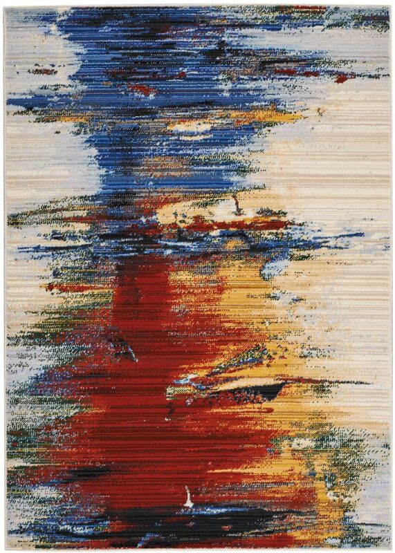 Nourison Chroma CRM05 Crimson Tide Rug