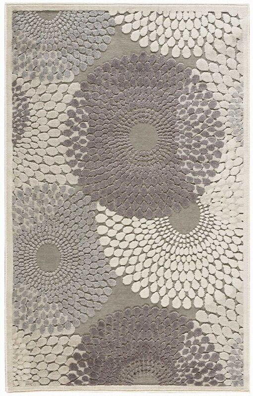 Nourison Clearance Graphic Illusions GIL04 Gray Rug