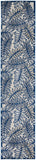 nourison aloha alh18 ivory navy rug