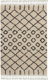 Nourison Clearance Moroccan Shag MRS01 Cream Rug