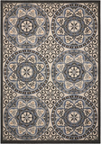 Nourison Clearance Caribbean CRB15 Ivory/Charcoal Rug