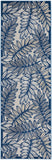 nourison aloha alh18 ivory navy rug