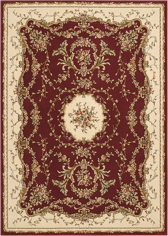 Nourison Clearance Bordeaux BOR01 Burgundy Rug