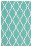 Nourison Clearance & Garden RS089 Aqua Rug
