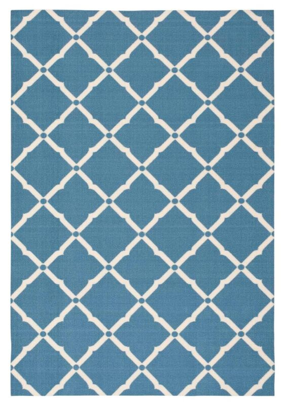 Nourison Clearance & Garden RS091 Navy Rug
