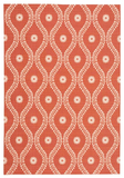 Nourison Clearance & Garden RS085 Rust Rug