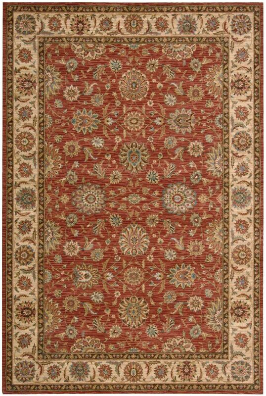 Nourison Clearance Living Treasures LI05 Rust Rug