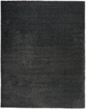 nourison malibu shag msg01 dark grey rug