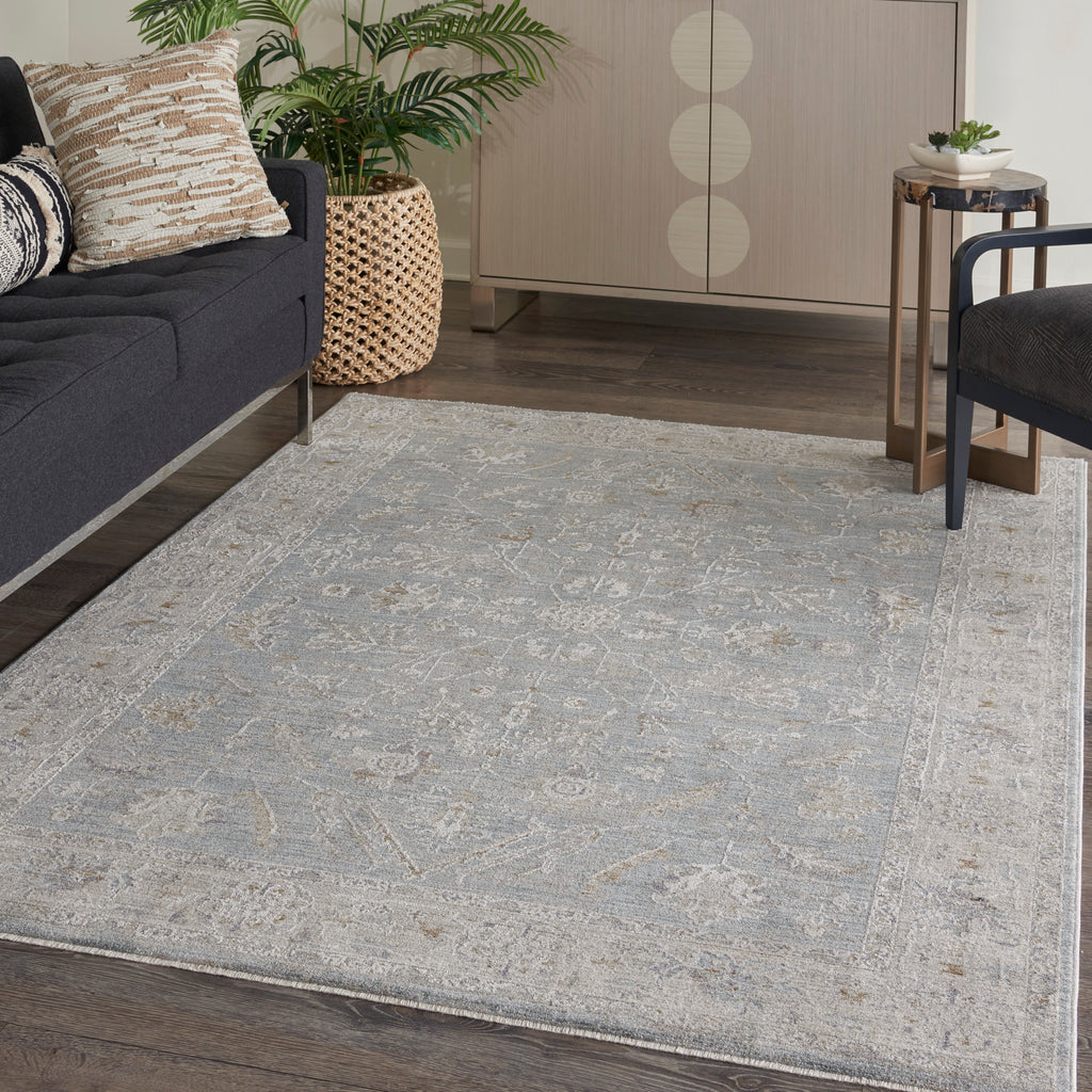 nourison infinite ift05 blue rug