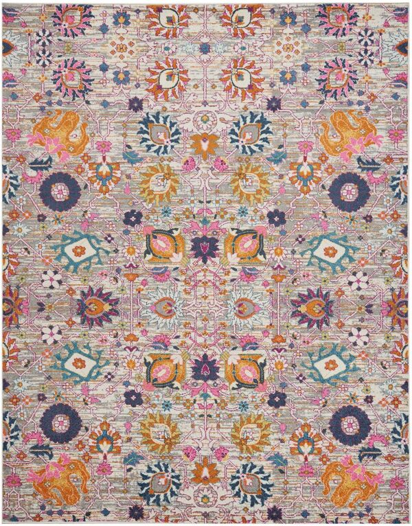 Nourison Sale Passion PSN01 Silver Rug