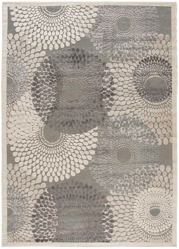 Nourison Clearance Graphic Illusions GIL04 Gray Rug