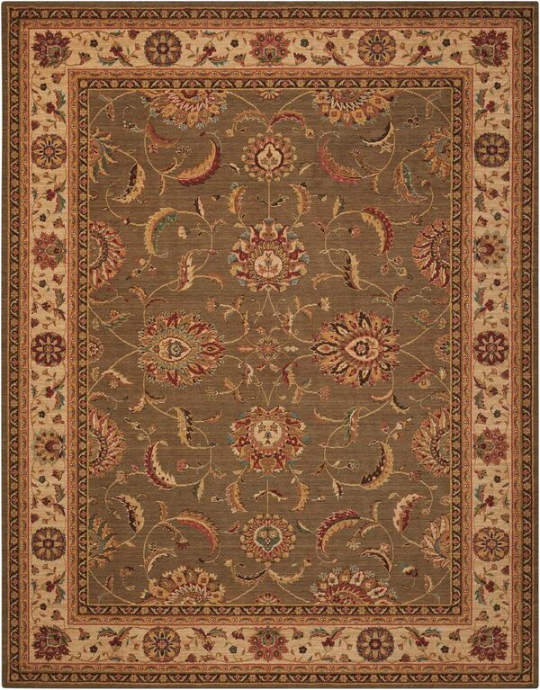 Nourison Clearance Living Treasures LI04 Green Rug