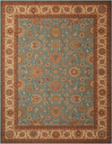 Nourison Clearance Living Treasures LI05 Aqua Rug