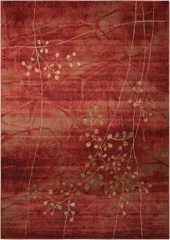 Nourison Sale Somerset ST74 Flame Rug