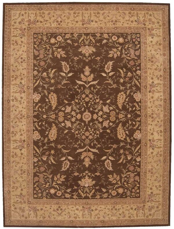 Nourison Heritage Hall HE05 Brown Rug