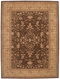 Nourison Heritage Hall HE05 Brown Rug