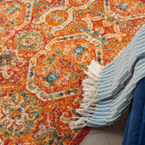 nourison allur alr05 red multicolor rug