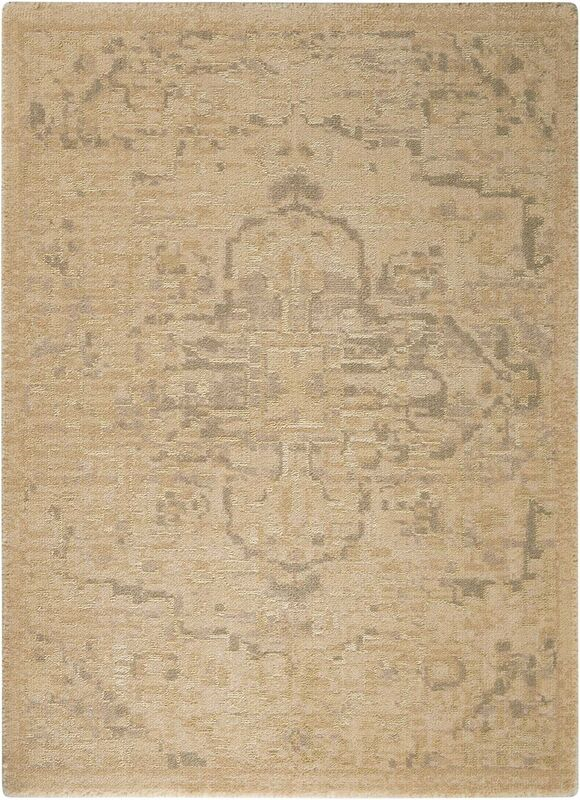 Nourison Clearance Silk Elements SKE14 Sand Rug
