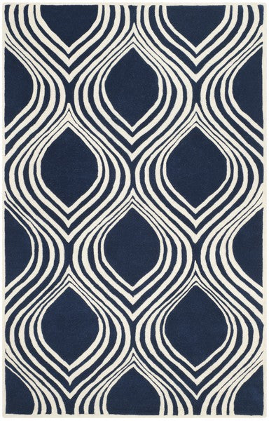 Safavieh Clearance Chatham CHT758C Navy Blue Rug