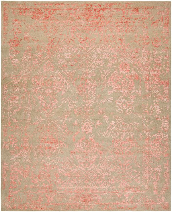 HRI Mystique MY6048 Pink Rug