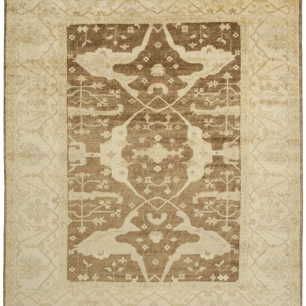 Shalom Brothers Oushak OU52 Brown Rug