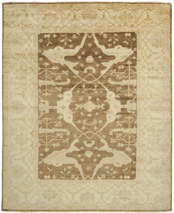 Shalom Brothers Oushak OU52 Brown Rug