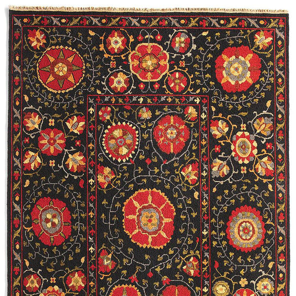 Tibet Rug Company Suzani SUZANI7 Black Rug