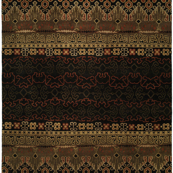 Rugs Done Right Acton AT56 Black / Rust Tones Rug
