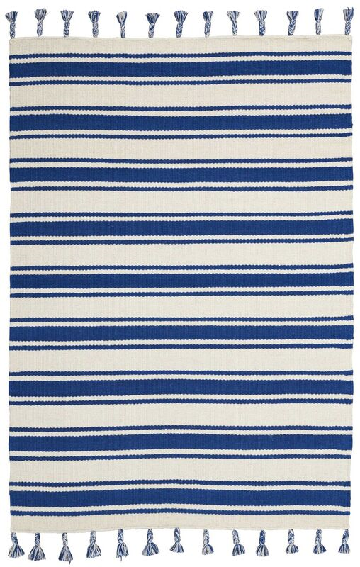 Nourison Clearance Rio Vista DST01 Ivory/Navy Rug