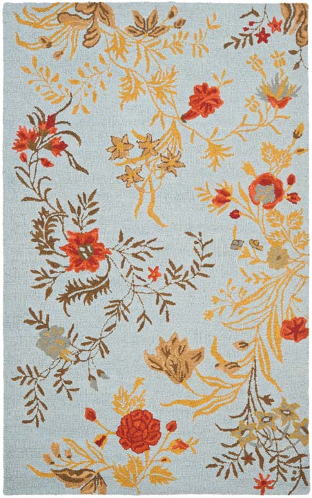 Safavieh Clearance Blossom BLM919B Blue Rug