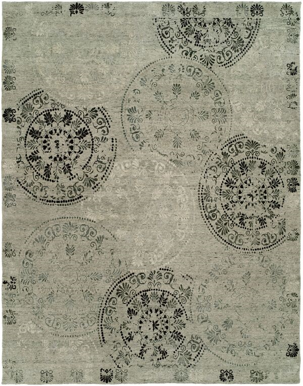 HRI Avalon AV9695A Silver Rug